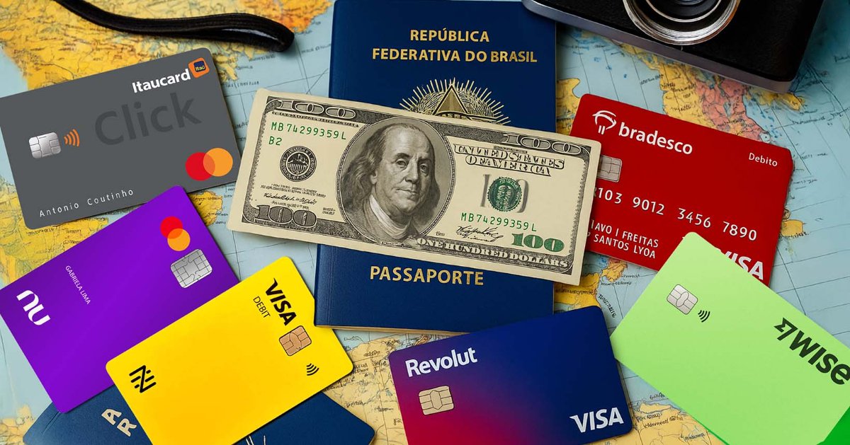 Cartão para viagem internacional em 2026